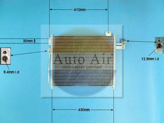 AUTO AIR GLOUCESTER 161317 Конденсатор, кондиціонер