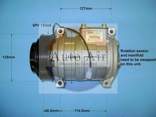 AUTO AIR GLOUCESTER 146254P Компресор, кондиціонер