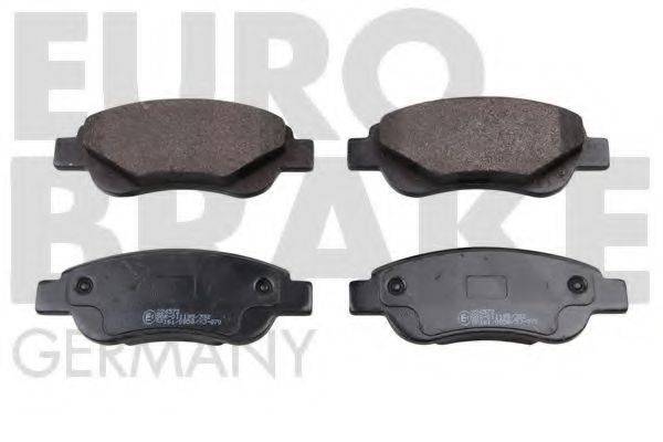 EUROBRAKE 5502224572 Комплект гальмівних колодок, дискове гальмо