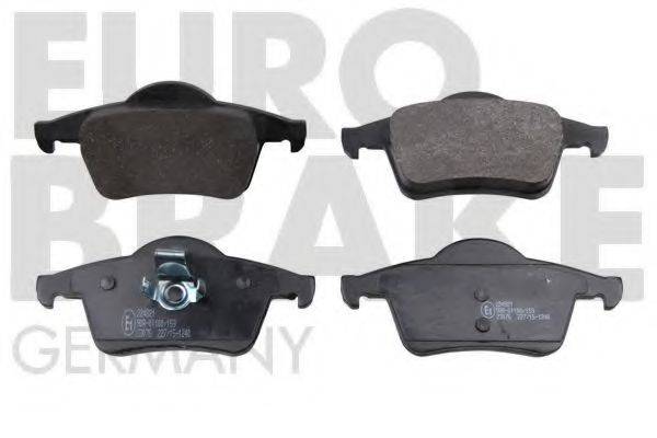 EUROBRAKE 5502224821 Комплект гальмівних колодок, дискове гальмо