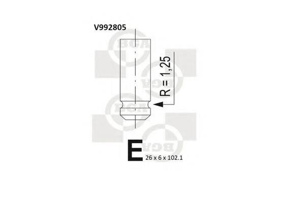 BGA V992805 Випускний клапан