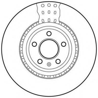 JURID 562661JC гальмівний диск