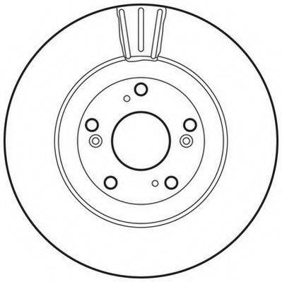 JURID 562807JC гальмівний диск