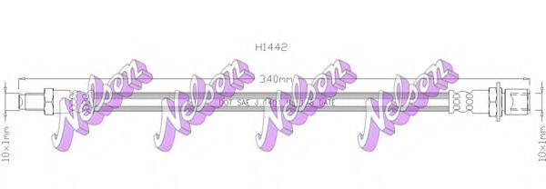 BROVEX-NELSON H1442 Гальмівний шланг