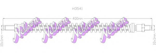 BROVEX-NELSON H3541 Гальмівний шланг