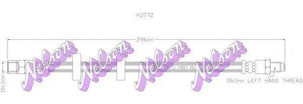 BROVEX-NELSON H3772 Гальмівний шланг