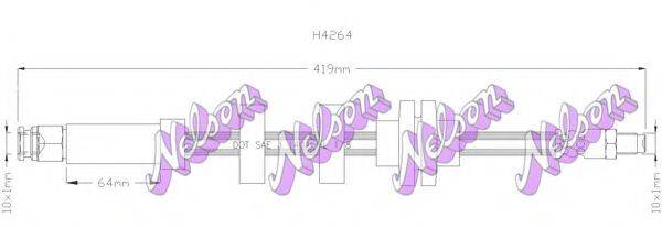 BROVEX-NELSON H4264 Гальмівний шланг