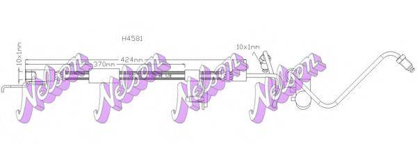 BROVEX-NELSON H4581 Гальмівний шланг