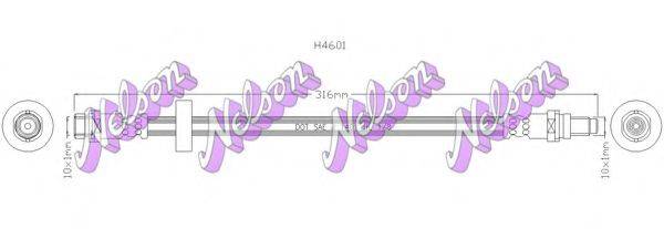 BROVEX-NELSON H4601 Гальмівний шланг
