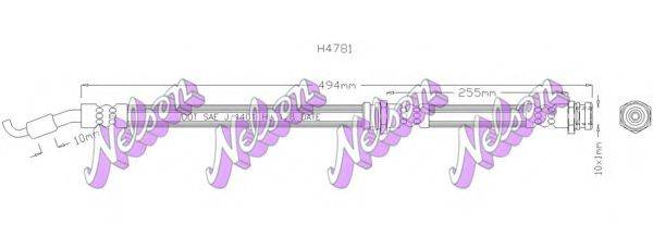 BROVEX-NELSON H4781 Гальмівний шланг