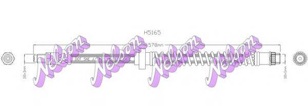 BROVEX-NELSON H5165 Гальмівний шланг