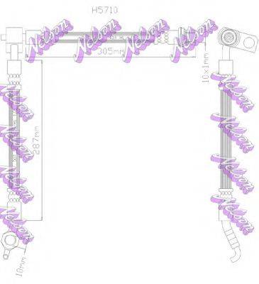 BROVEX-NELSON H5710 Гальмівний шланг