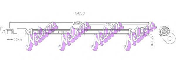 BROVEX-NELSON H5858 Гальмівний шланг