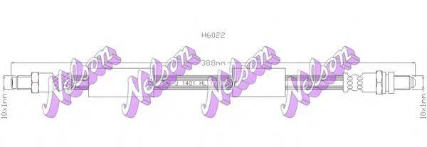 BROVEX-NELSON H6022 Гальмівний шланг