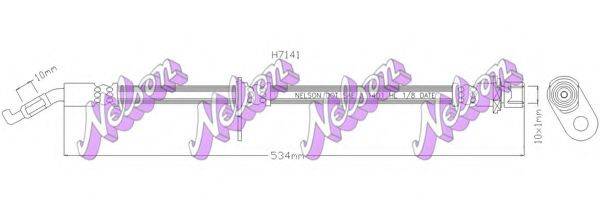 BROVEX-NELSON H7141 Гальмівний шланг