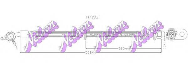 BROVEX-NELSON H7193 Гальмівний шланг