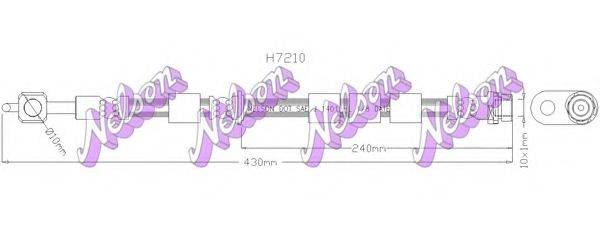 BROVEX-NELSON H7210 Гальмівний шланг