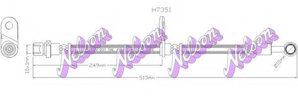 BROVEX-NELSON H7351 Гальмівний шланг