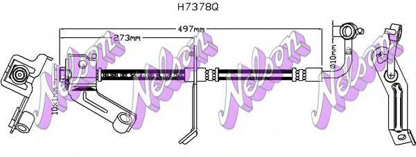 BROVEX-NELSON H7378Q Гальмівний шланг