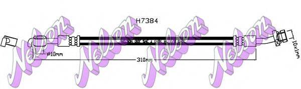 BROVEX-NELSON H7384 Гальмівний шланг