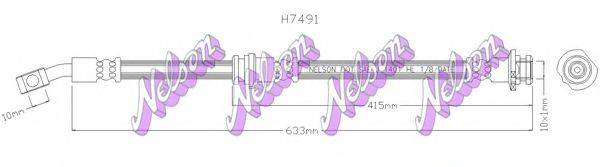 BROVEX-NELSON H7491 Гальмівний шланг
