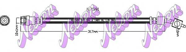 BROVEX-NELSON H7591 Гальмівний шланг