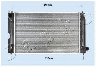 JAPKO RDA153111 Радіатор, охолодження двигуна