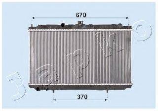JAPKO RDA213005 Радіатор, охолодження двигуна