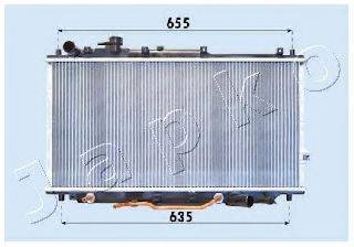 JAPKO RDA333007 Радіатор, охолодження двигуна