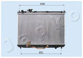 JAPKO RDA333027 Радіатор, охолодження двигуна