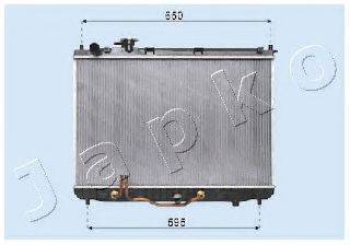 JAPKO RDA333029 Радіатор, охолодження двигуна