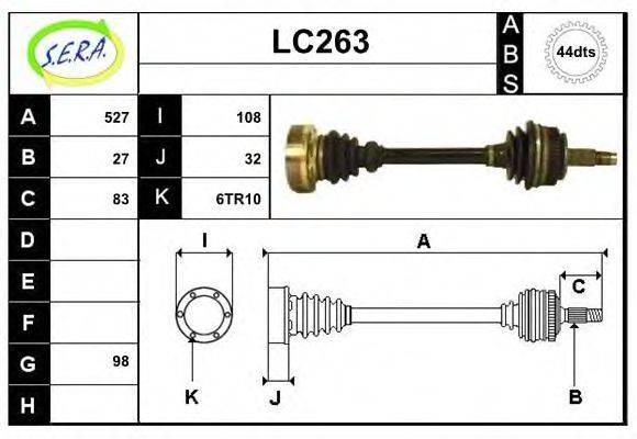 SERA LC263 Приводний вал