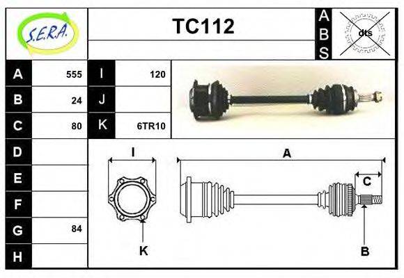 SERA TC112 Приводний вал