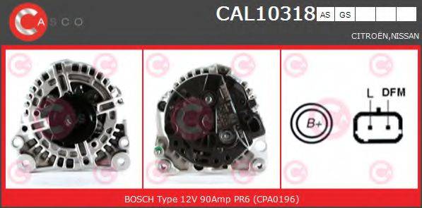 CASCO CAL10318AS Генератор