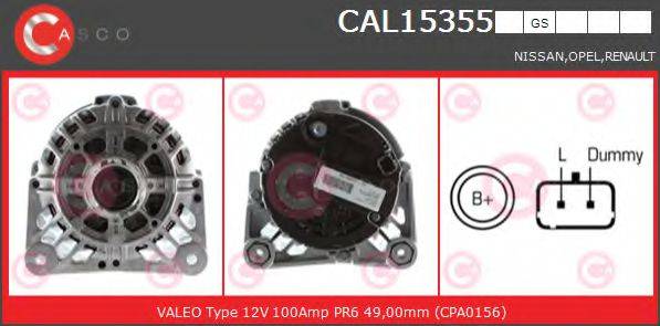 CASCO CAL15355GS Генератор