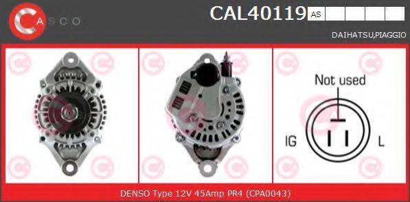 CASCO CAL40119AS Генератор