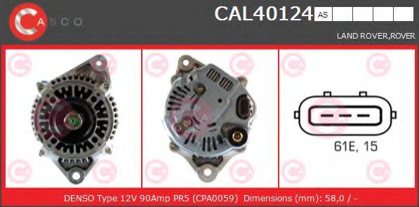 CASCO CAL40124AS Генератор