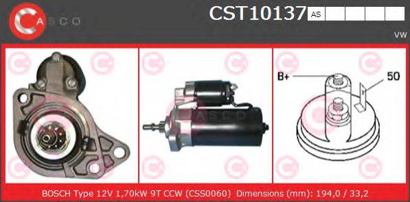 CASCO CST10137AS Стартер