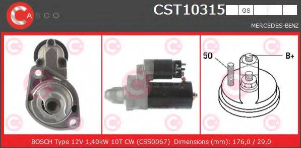 CASCO CST10315GS Стартер