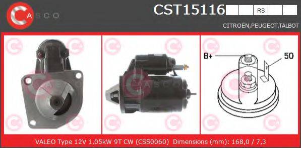 CASCO CST15116RS Стартер