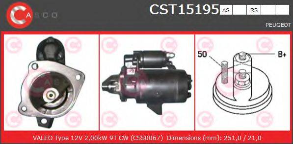 CASCO CST15195AS Стартер