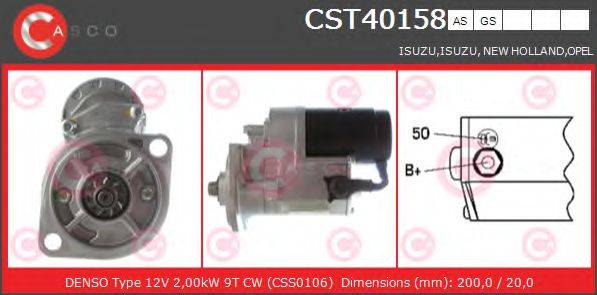 CASCO CST40158AS Стартер