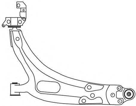 FRAP 1987 Важіль незалежної підвіски колеса, підвіска колеса
