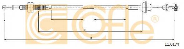 COFLE 110174 Тросик газу