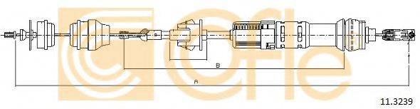 COFLE 113239 Трос, управління зчепленням