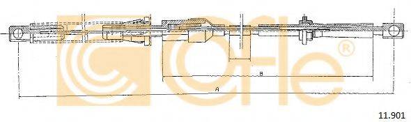COFLE 11901 Тросик газу