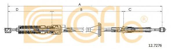 COFLE 127276 Трос, ступінчаста коробка передач