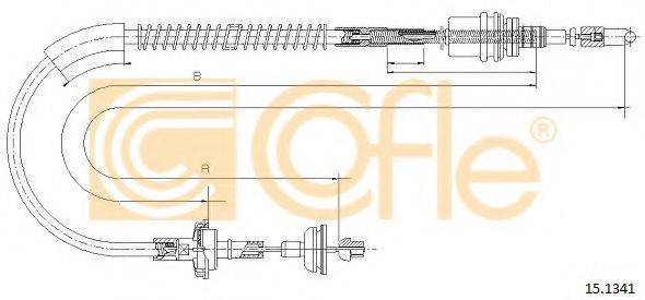 COFLE 151341 Трос, управління зчепленням