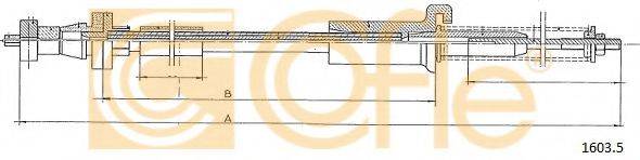 COFLE 16035 Тросик газу