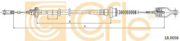 COFLE 180058 Трос, управління зчепленням